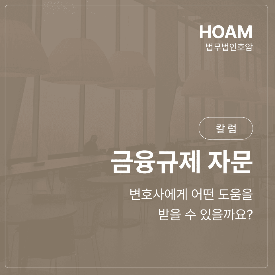 금융규제 자문, 변호사에게 어떤 도움을 받을 수 있을까요?
